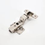 Frameless Hinge Series: Frameless Hinge Soft Close, With Dowel,45mm Hole - Set ( Hinge + Plate )(1 Box-100 Pcs)