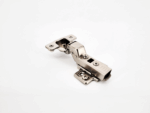 Frameless Hinge Series: Frameless Hinge Soft Close, With Dowel,45mm Hole - Set ( Hinge + Plate )(1 Box-100 Pcs) - Image 2
