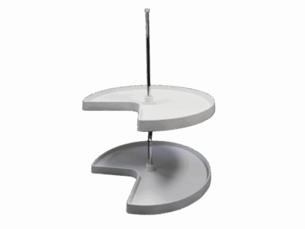 SiYi America Plastic Kidney Lazy Susan Set 270 Degree