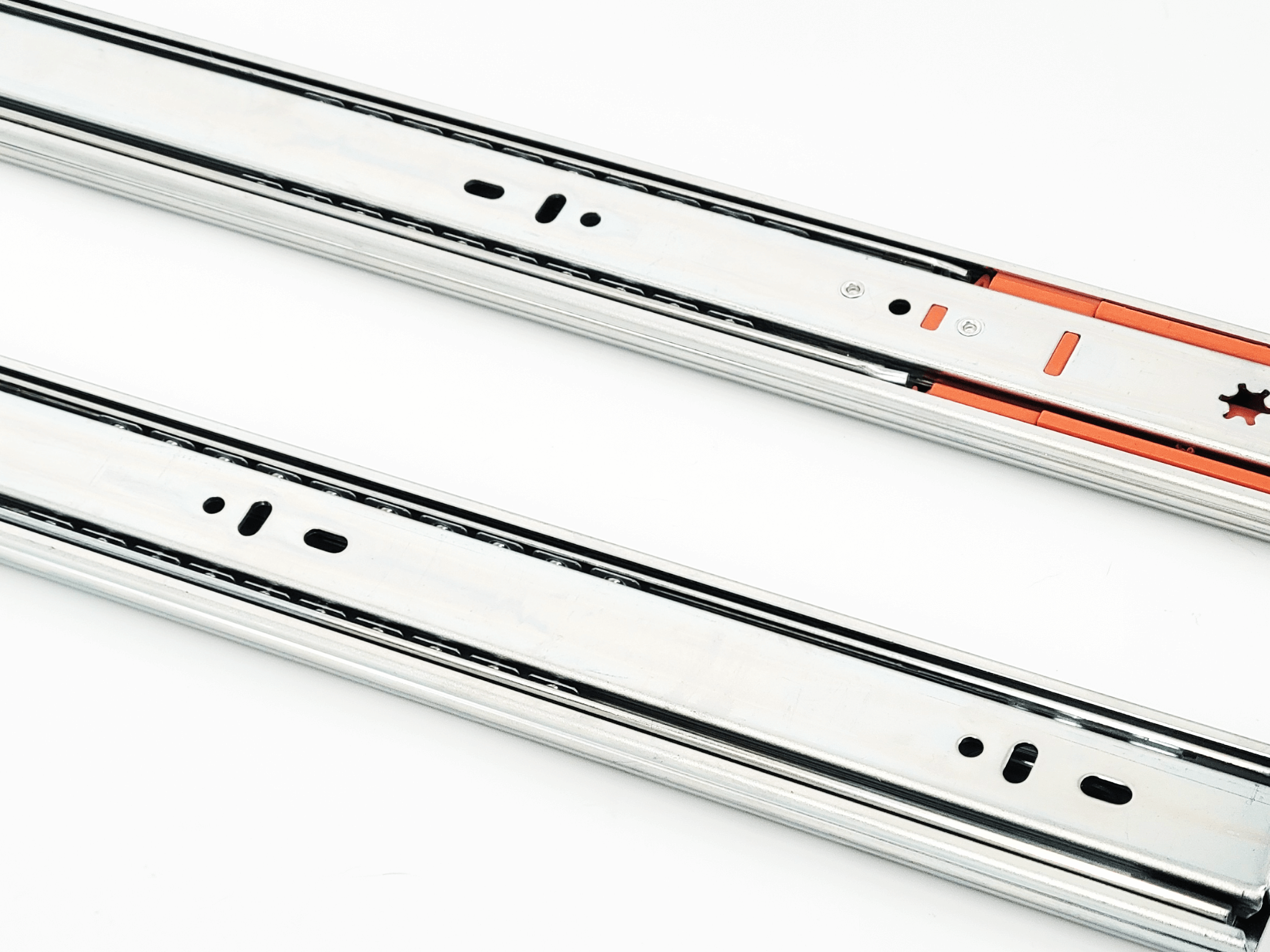 SY4565 slides (3) Soft Close Side Mount Series 1: P1 Series Side Mount Soft Close Slides (10 Sets per Box) - Image 1