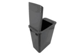 35/50QT Double Waste Container Wire Pull Out Frame and Bins - Image 4